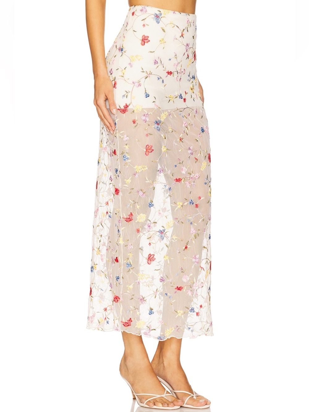 L’academie Loreen Midi skirt in Mayfair floral - Picture 3 of 9